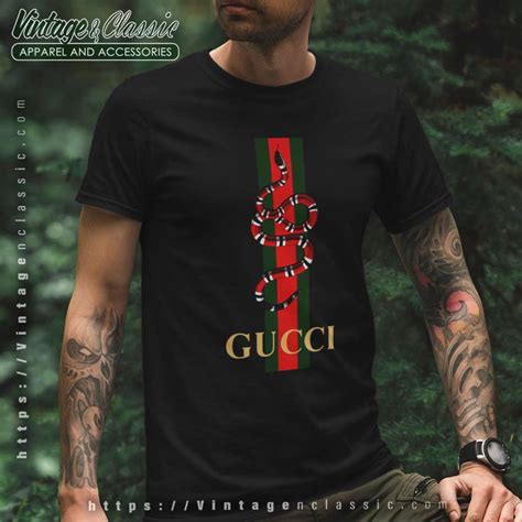 t shirt gucci con serpente|Gucci jersey t shirt.